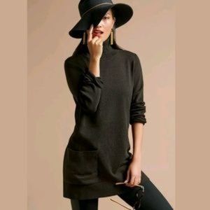 cabi Fireside Turtleneck, Size Large, Dark Brown